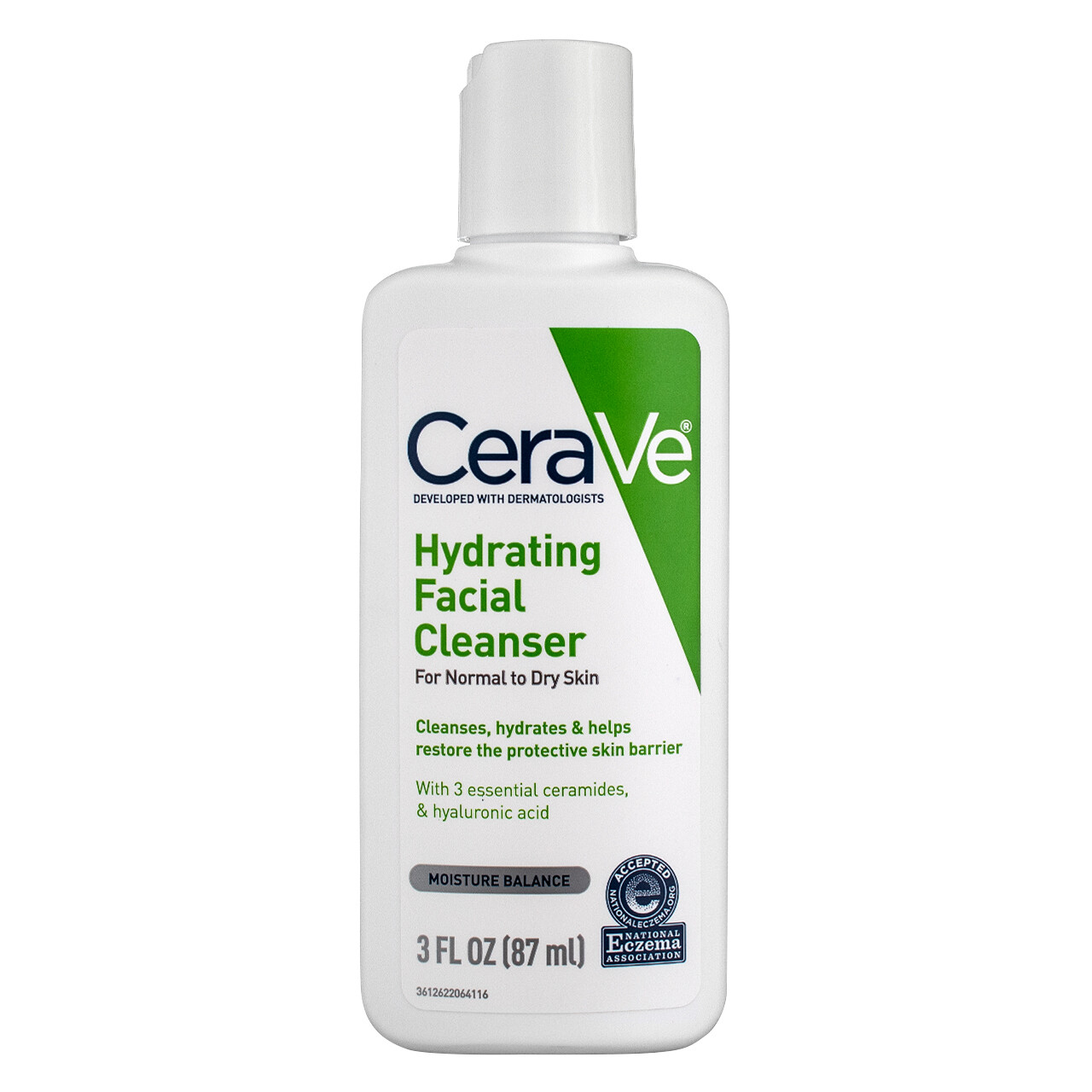 CeraVe Moisture Balance Facial Cleanser, 3 fl oz