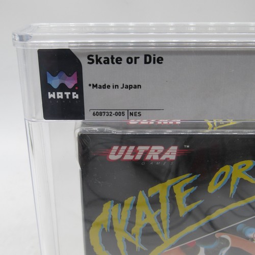 Skate or Die (1988) Nintendo NES Graded WATA 9.0 A Sealed and NEW RARE MINT COND - Picture 7 of 9