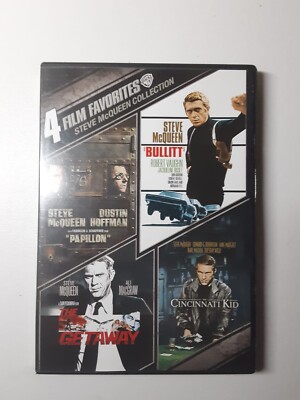 Film Favorites: Steve McQueen [Bullitt, The Cincinnati Kid, The Getaway:  Delux 883929136360|