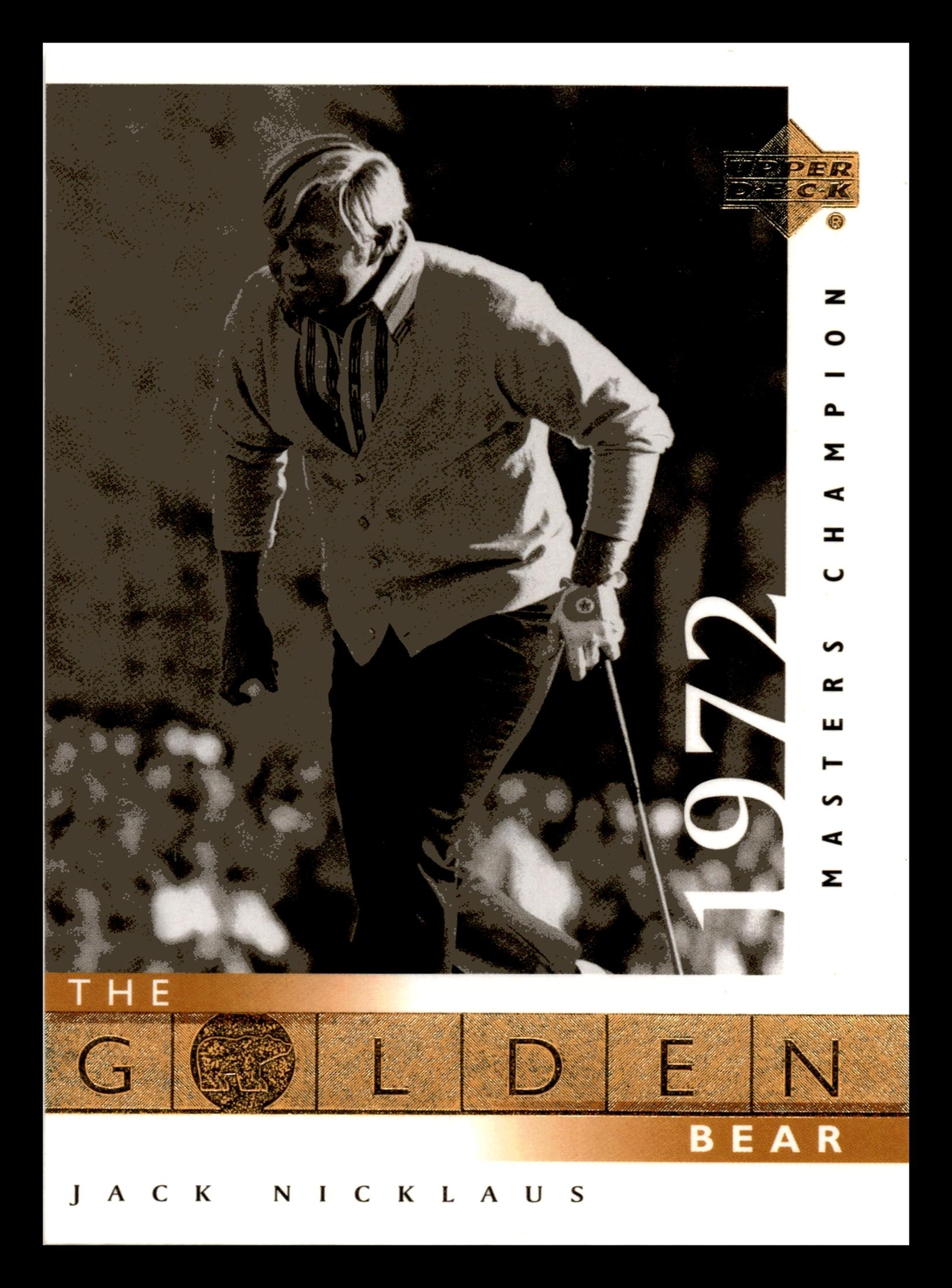 Jack Nicklaus 2001 Upper Deck The Golden Bear Golf #115 HOF PGA Mint