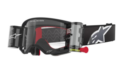 Maske [Alpinestars] Supertech Corp Goggle Roll Off - Schwarz/Transparent
