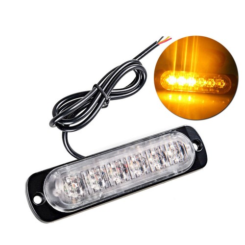 4Stk 12LED Auto Frontblitzer Blitzlicht Warnleuchte LKW Strobe Licht GELB 12/24V - Bild 24 von 37