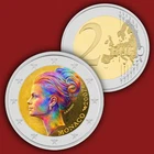 MONACO GRACCE KELLY   2 Euro   - /   Coloured  UNC Color  * Coin