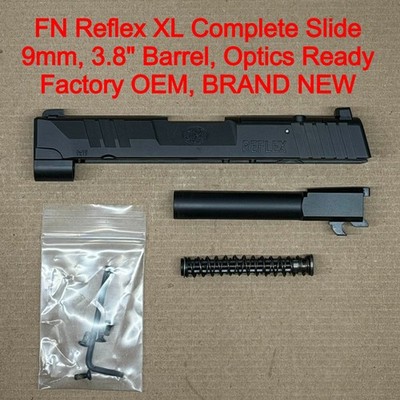 NEW FN Reflex XL MRD Complete Slide 9mm 3.8'' OEM Black PVD Optics Ready