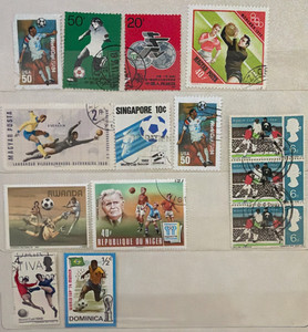 14 pc Colorful Collarge World Soccer Game