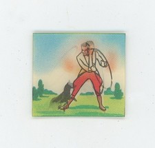 Dog Jumps Through Lasso 1960's Small VARI-VUE Motion Animation Lenticular