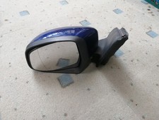 Ford Focus Wing Mirror Deep Impact Blue Passenger With Puddle Light 2011-18 Mk3