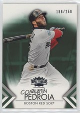 2012 Topps Triple Threads Emerald 166/250 Dustin Pedroia #74 04eb