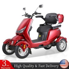 800W Four Wheels Travel Mobility Scooter 60V20AH Battery Motor for Adults Senior