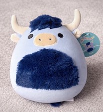 Squishmallows Toro Blue Highland Cow Plush – Rare Collectible – With Tag