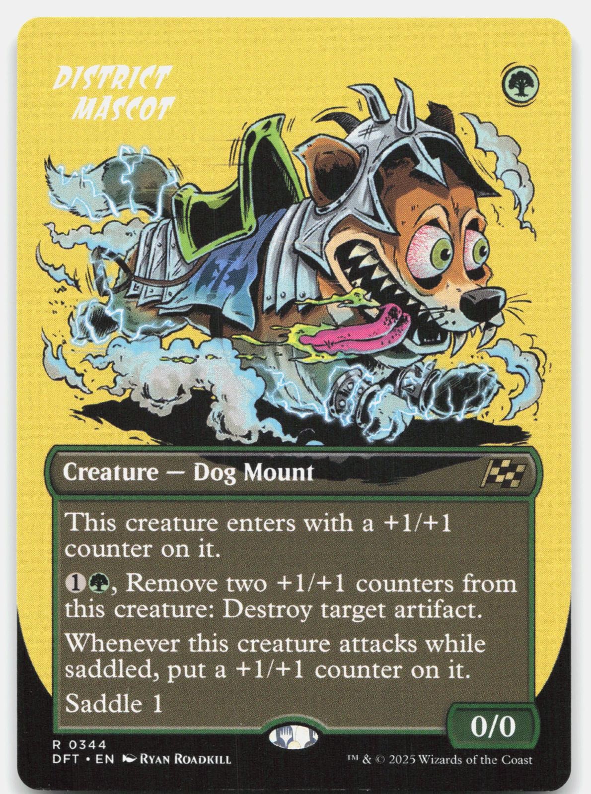 NM District Mascot (Borderless) Aetherdrift 344 DFT Magic: The Gathering