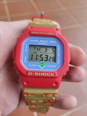 rare Casio G-Shock Super Mario Bros DW-5600SMB Limited Edition 200M Full Set