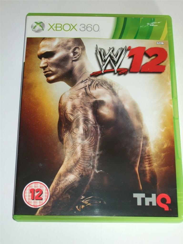 WWE 12 Wrestling   Xbox 360  ""FREE UK  P&P""