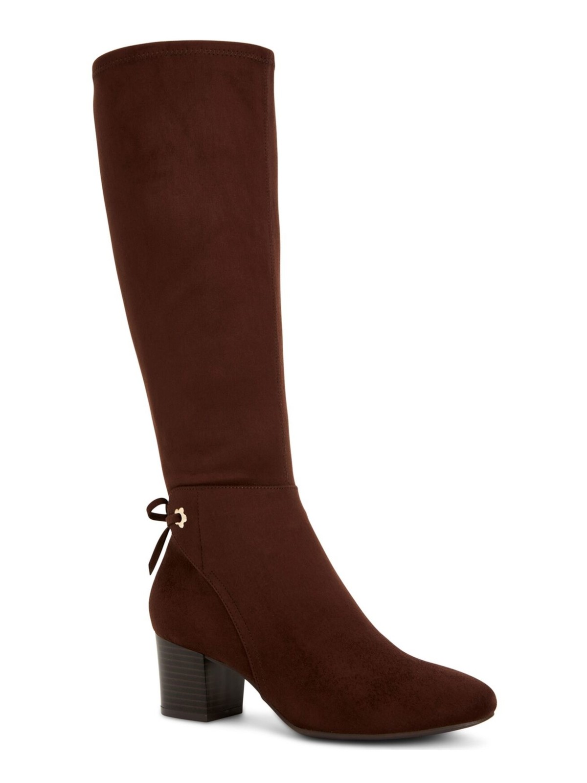 CHARTER CLUB Womens Chocolate Brown Flower Grommets Jaccque Boots Shoes 7 M
