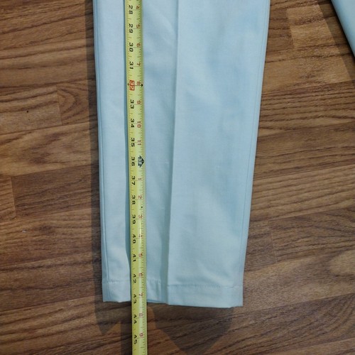 1980’s Levis Polyester, Mens , Deadstock Trim Cut Wild Blue Size 32x32 Vintage - Picture 9 of 10