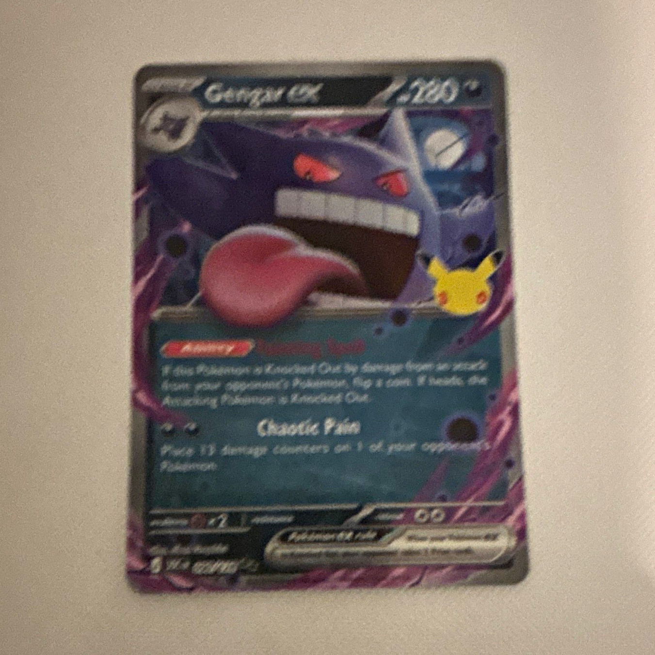 Gengar EX Ultra Rare Holo XY Phantom Forces 34/119 English 170HP