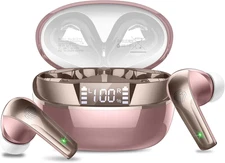 Wireless Earbuds, Bluetooth 5.4 Headphones in Ear, Mini Bluetooth Earbuds Hifi S