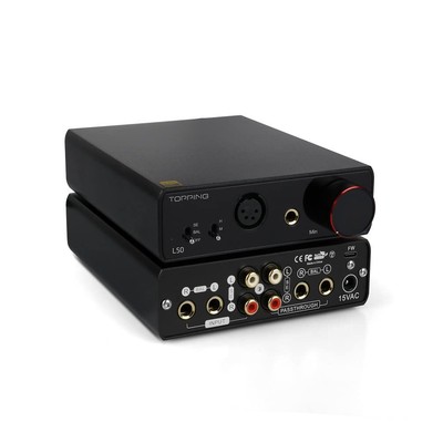 Topping L50 NFCA Balanced Headphone Amplifier with 3500mW×3500mW, TRS/RCA to ...