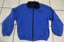 Vintage 90s Polo Sport by Ralph Lauren Blue Nylon Fleece Lined Ski Bomber Jacket