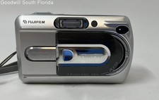 Fujifilm Model Finepix A330 Silver 3.2MP Digital Camera Not Tested-Needs Battery