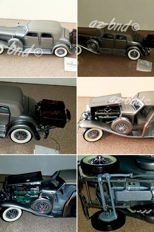 1933 Duesenberg SJ Twenty Grand diecast 1:24 made by Franklin Mint - a