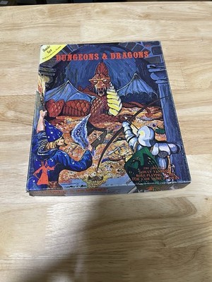 Dungeons & Dragons Basic Set & Dice W/ B1 Module TSR Games 2nd Edition, 1978.