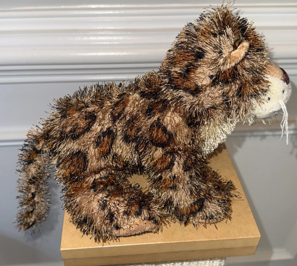Ganz Webkinz Leopard Plush 12” Retired Fuzzy Spotted Cat Stuffed Animal Toy - Image 3 of 4