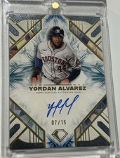 2025 Diamond Icons Yordan Alvarez Auto Blue #/15 Astros