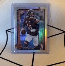 2025 Topps Chrome Caleb Williams Refractor Chicago Bears NFL