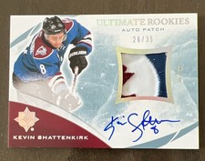 2010-11 Upper Deck Ultimate Rookies Auto Patch #112 Kevin Shattenkirk 26/35