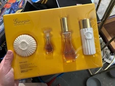 RARE Vintage Giorgio Beverly Hills SET Extraordinary Perfume Cologne Moisturizer