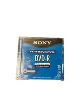 Sony Handycam DVD-R 1.4 GB 30 Minute Single Sided New Sealed