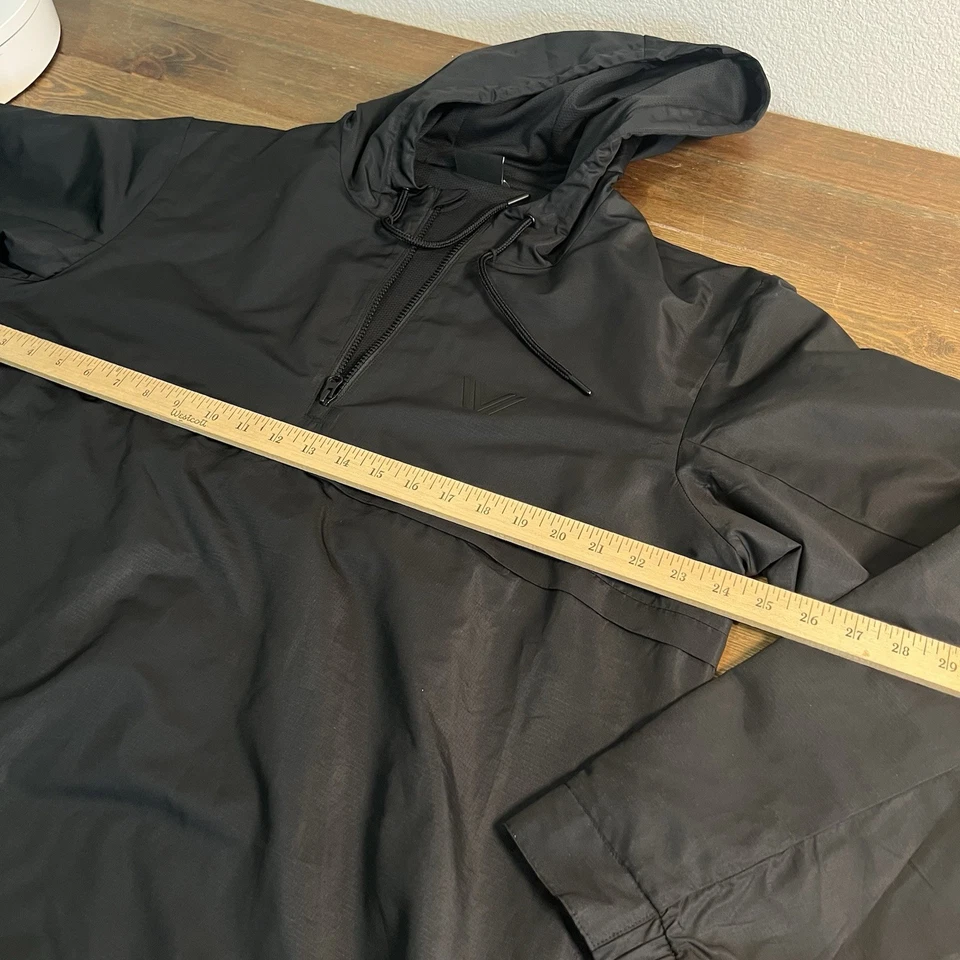 Peak Velocit Sudadera con Capucha Negra Manga Larga Pullover Cortavientos Talla L Foto 4 de 4