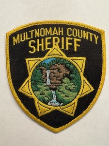 Multnomah County Oregon Sheriff Patch