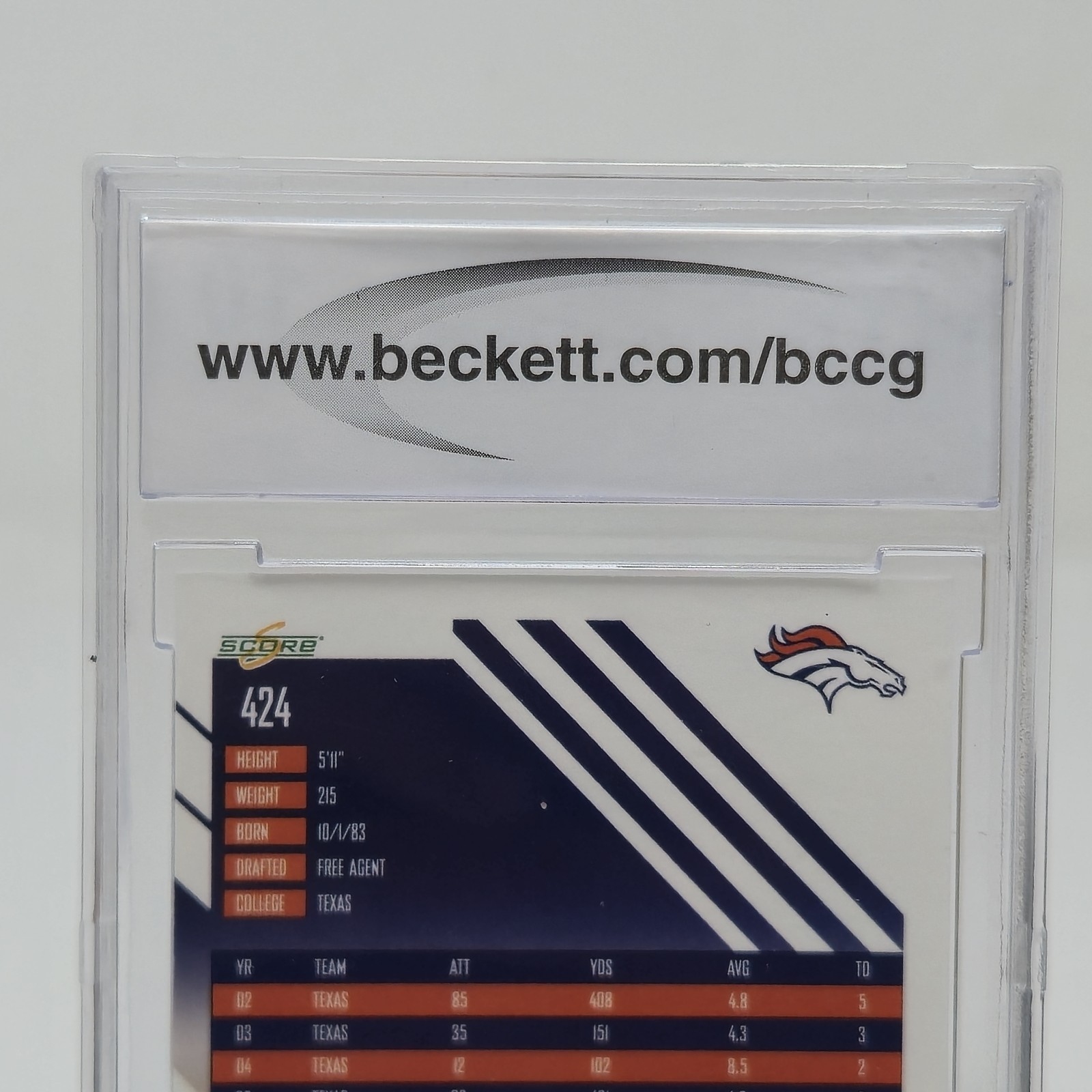 ​2007 Score Selvin Young Rookie Card image 6