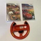 Disney Pixar Cars Mater-National And Race O Rama Nintendo & Wheel Nintendo Wii