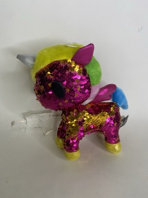 Tokidoki Unicorno COMET Plush Stuffed Toy Color Change Sequin Plush 2019 Aurora