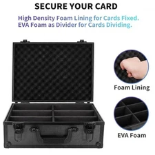 Trading Card Box Game Card Organizer for Gathering Sports Cards Rigid Cards