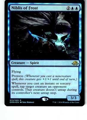 Niblis of Frost 72 Rare Eldritch Moon Magic: The Gathering Foil Lightly Played