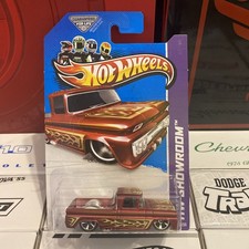 Hotwheels 2013 Custom 62 Chevy Pickup Rare Narrow Rear Wheels Variation