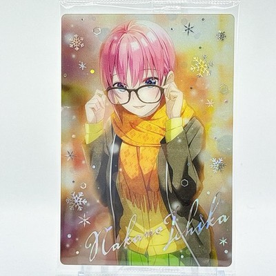 Gotobun NO Hanayome Wafers Card Bandai Japan Nakano Ichika Weekly Shonen Maga