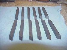 (12) Atlas Craftsman Metal Lathe 1/4" Sq. H.S.S. Tool Bits South Bend 