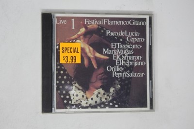 Live 1 Festival Flamenco Gitano CD Paco De Lucia El Camaron