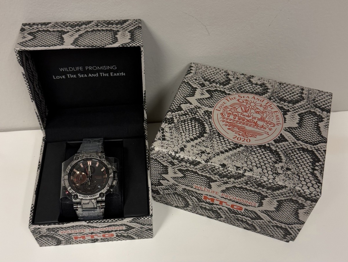 Casio G-SHOCK MTG-B1000WLP-1AJR 51.7mm Stainless Steel Snake