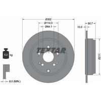 2X Textar 92227203 Bremsscheibe FüR Honda Cr V Re Rm