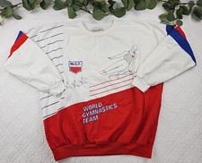 VTG Adidas WGT World Gymnastics Team Pullover Crewneck Sweatshirt Size XL