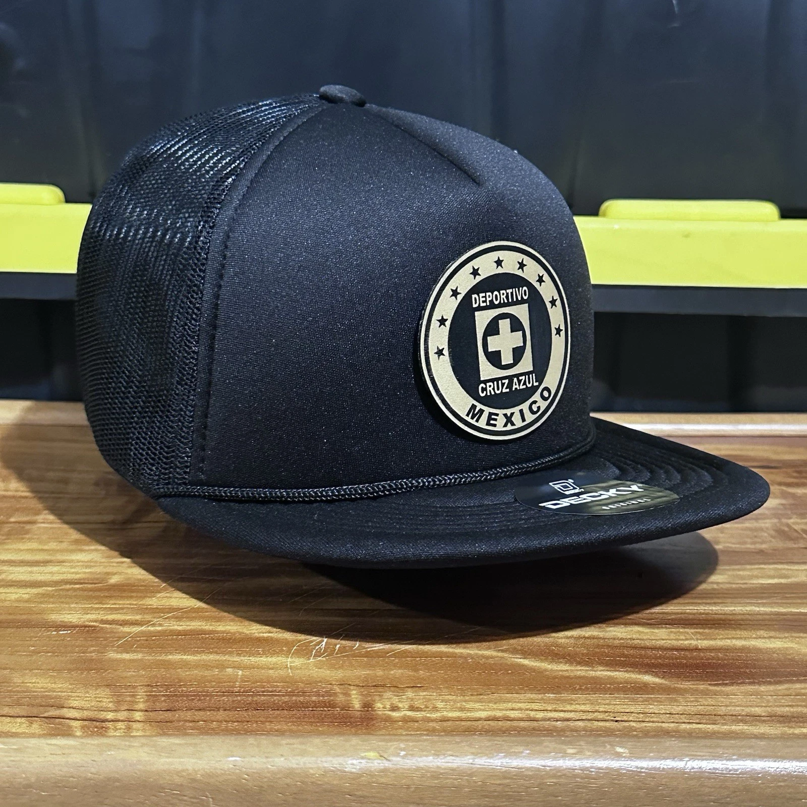 Cruz Azul Deportivo Mexico SnapBack Foam Trucker Black Hat