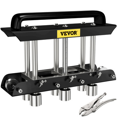 VEVOR Three-Station Edge Roller Quick Adjustable 0-90° Steel Cutting Hand Tool