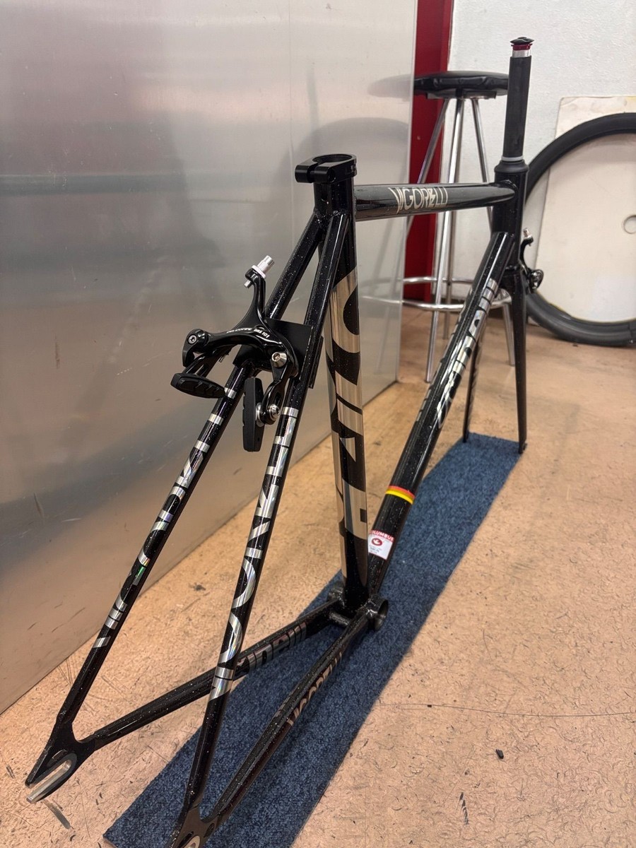 Cinelli Vigorelli Steel Freme Set Black Night w/Brake Parts 530mm