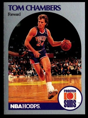 1990-91 NBA HOOPS #234A TOM CHAMBERS - PHOENIX SUNS - *02